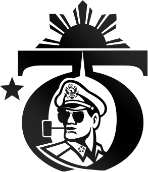 75th Anniversary logo in black
