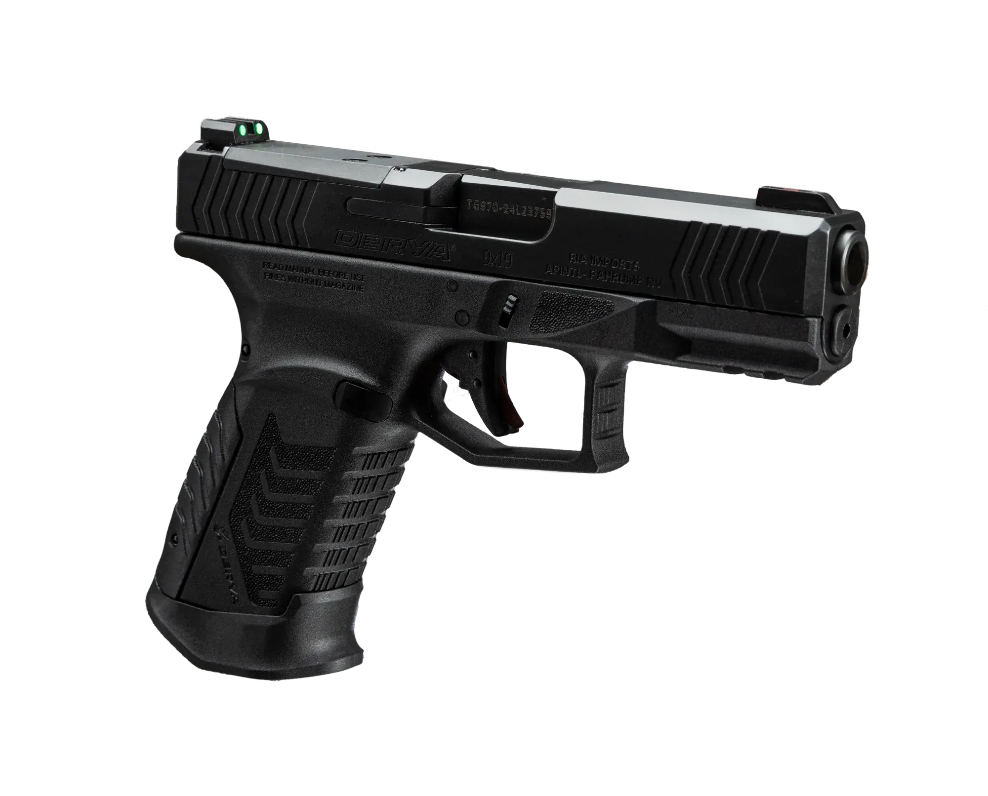 DY9 9mm 15rd, Black Melotine