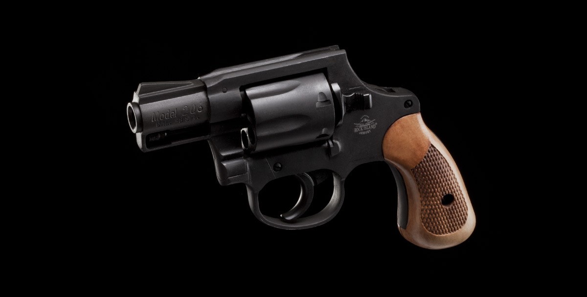 Revolver M206 Parkerized 38spl left angle