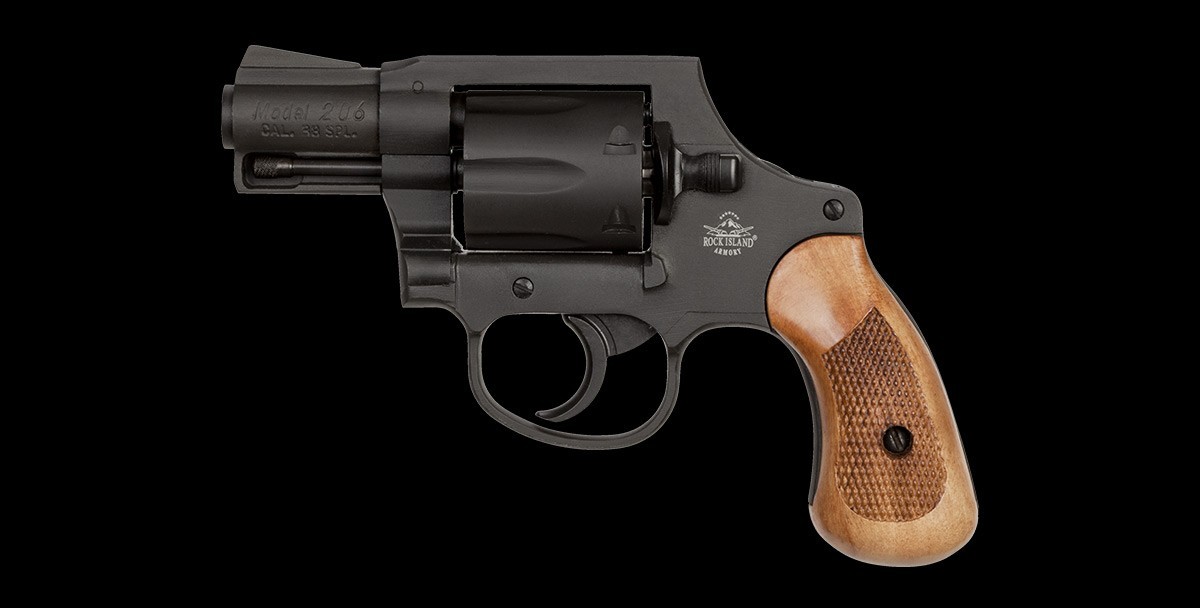Revolver M206 Parkerized 38spl left profile